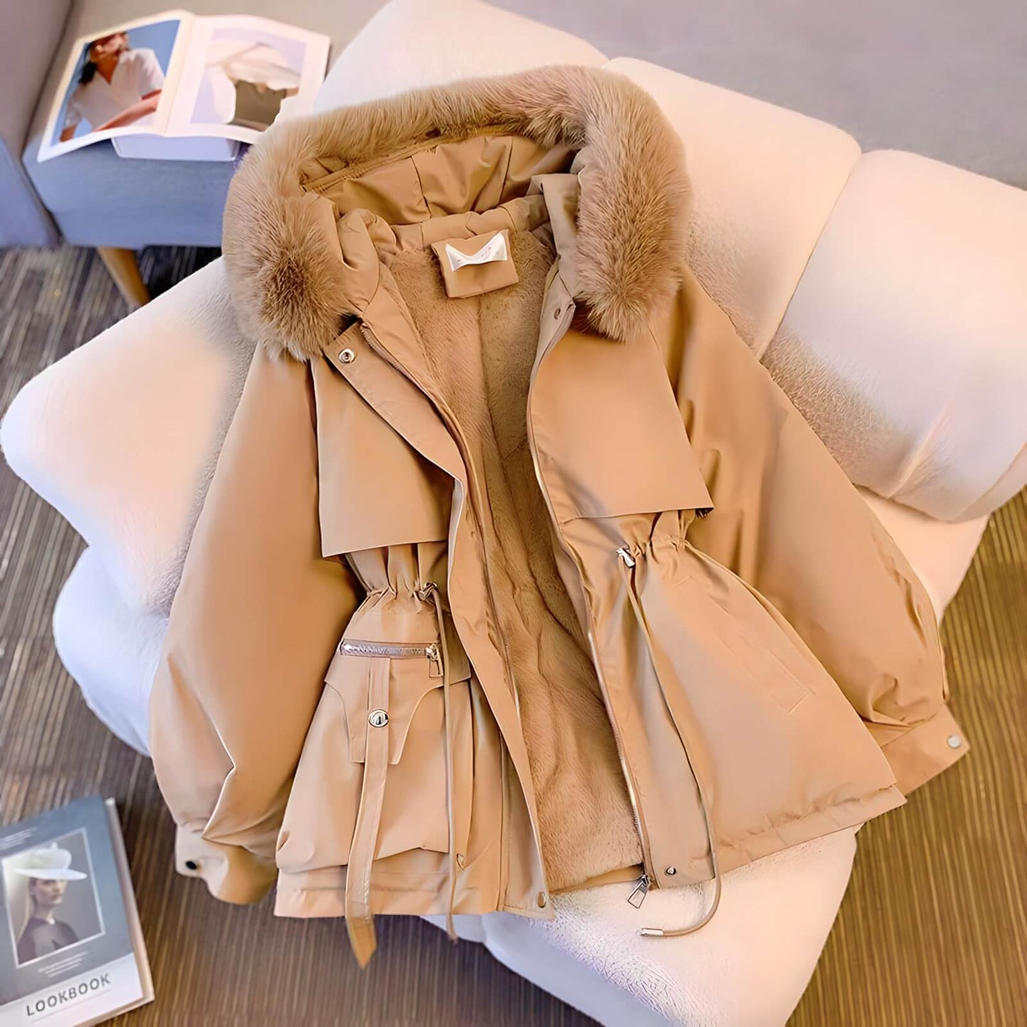 Jaqueta Feminina de Parka Brielle
