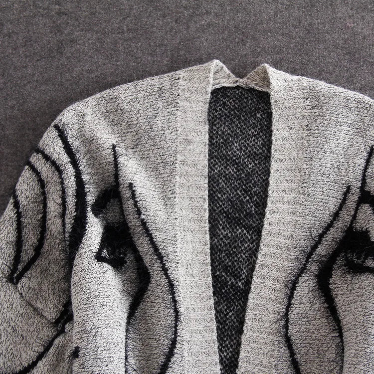 Cardigan Alongado Ponto Aberto Goreme