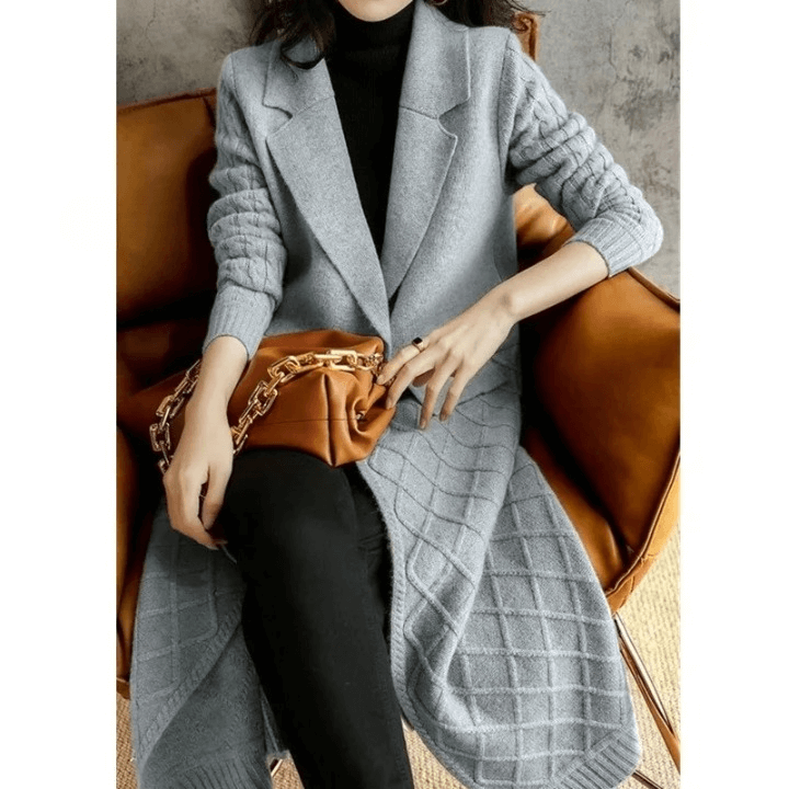 Cardigan Longo Ponto Aberto Tamale