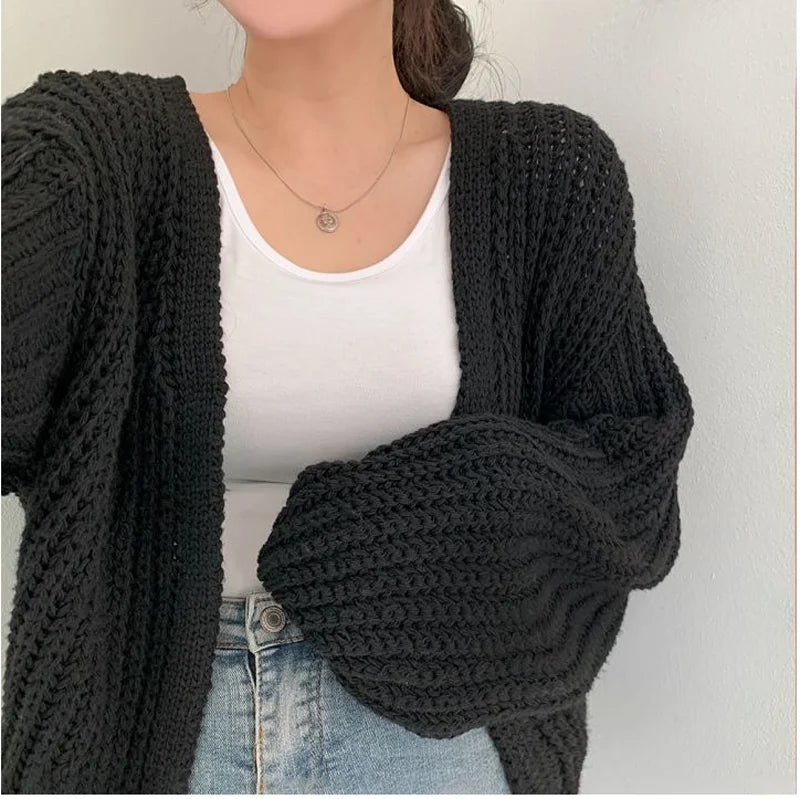 Cardigan de Tricot Ponto Aberto Castries