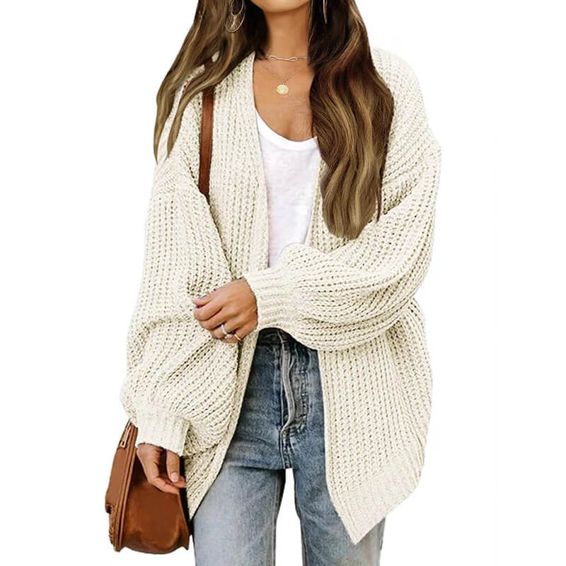 Cardigan Alongado Ponto Aberto Charmonic